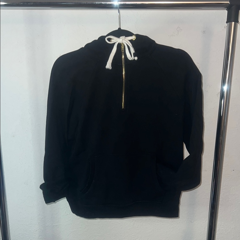 Forever 21 Black and Gold Zip Up Jacket
